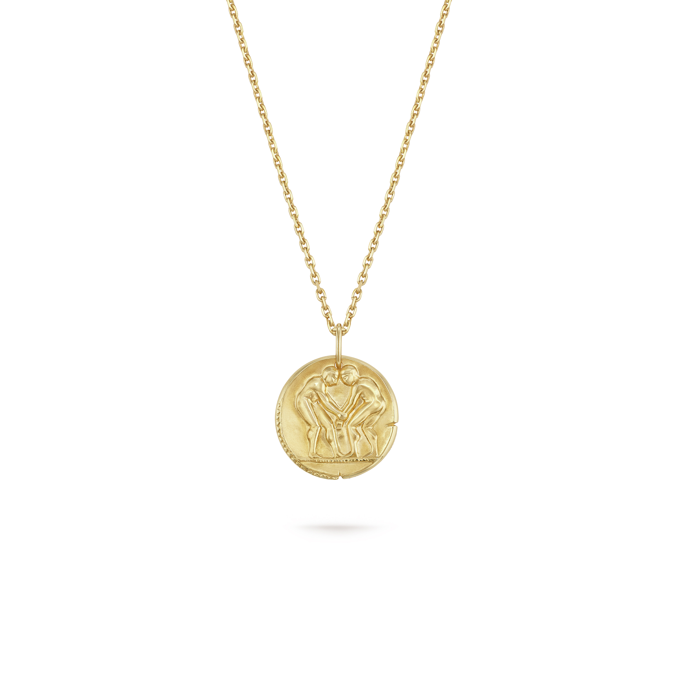 VAN CLEEF ARPELS ZODIAQUE MEDAL GEMINORUM (GEMINI) - YELLOW GOLD  VCARP7SV00